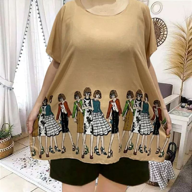 setelan jumbo wanita muat 80 kg -100 kg keatas stelan wanita super jumbo one set jumbo wanita bahan rayon berkwalitas premium