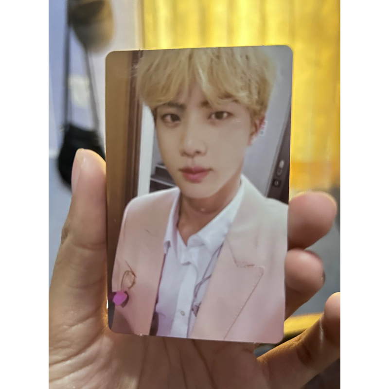 PHOTOCARD JIN BTS MEMORIES 2019 BLURAY PC MEMO 19 BR OFFICIAL MEMO19