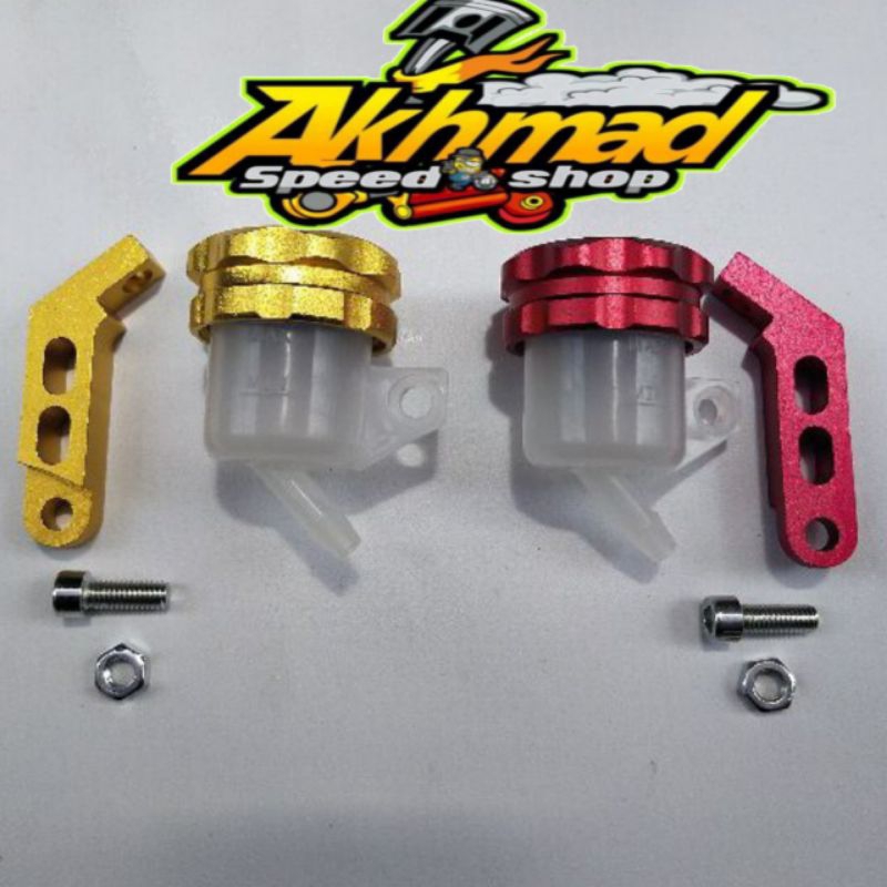 Tabung Minyak Rem Depan/Belakang Kecil Tutup CNC Aluminium