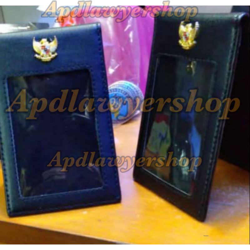 

Name Tag ID Card Kulit 2 Sisi Dompet Kartu ID Card Saku Kulit GARUDA PREMIUM