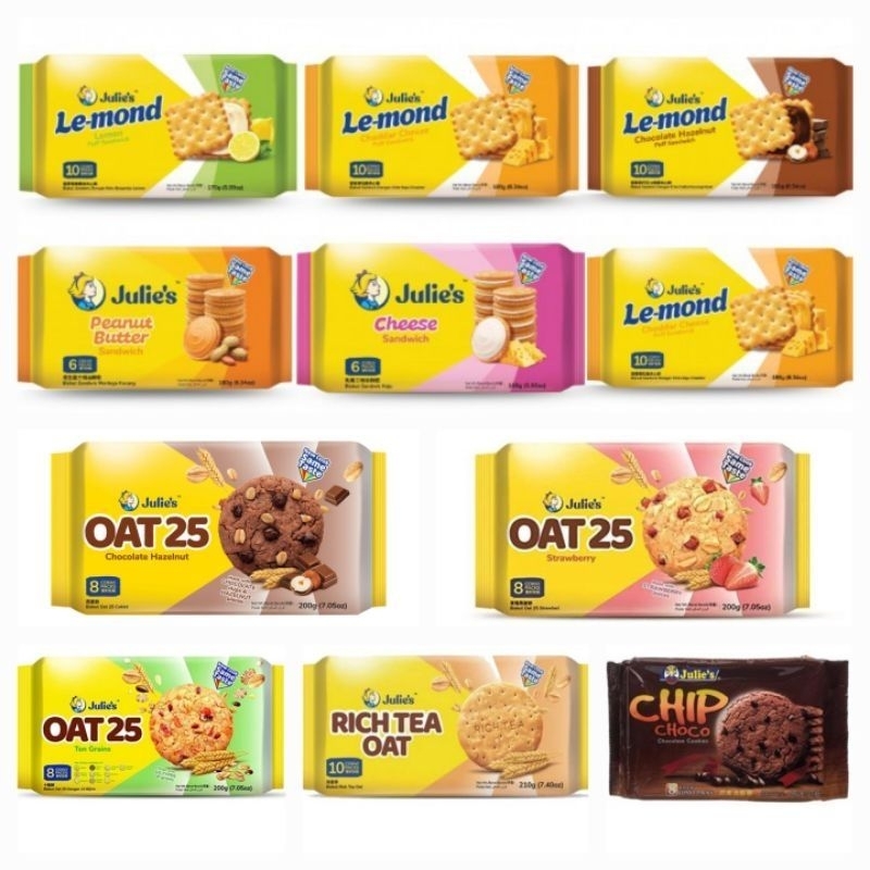 

Julie's Biscuit / Julies Crackers / Julie's Sandwich / Julie's cookies