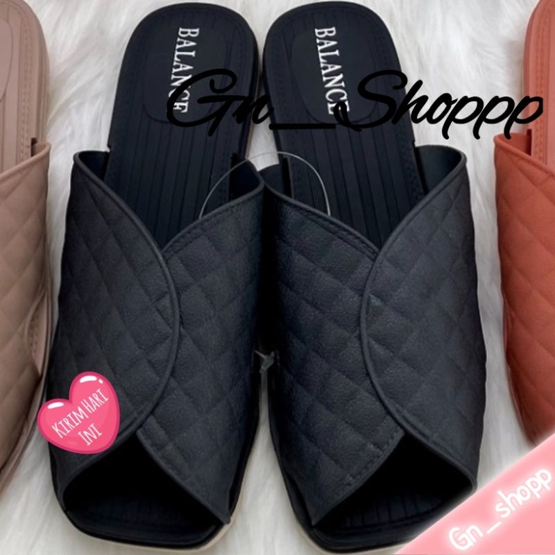 Sandal Wanita Slip on Jelly Import Terbaru Balance 2003-A3