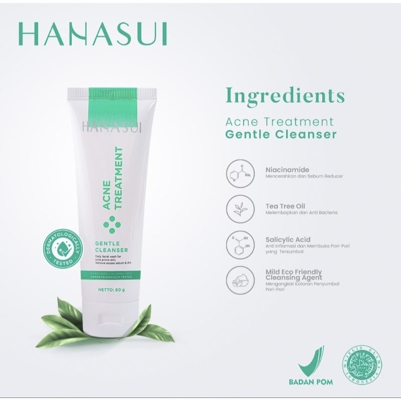 Hanasui acne treatment series / hanasui paket acne