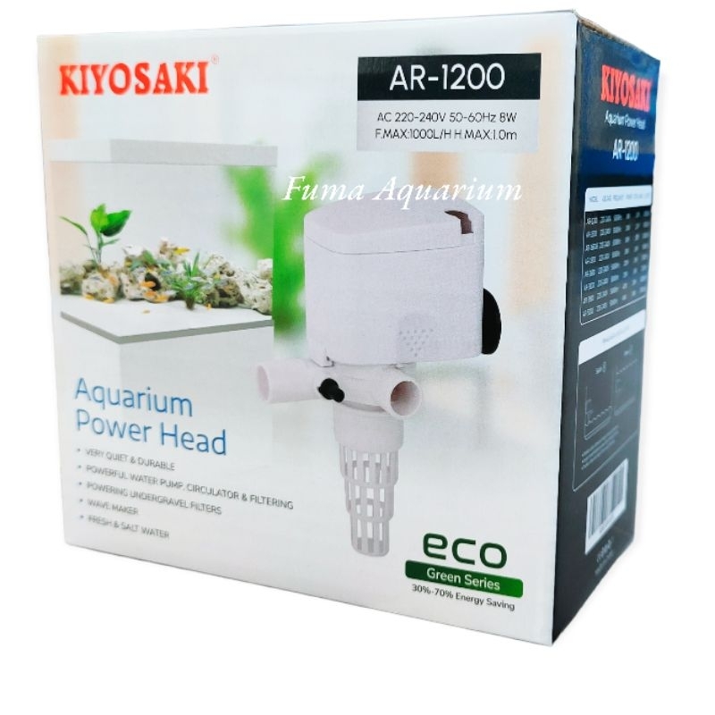Pompa Celup Mesin Filter KIYOSAKI 1200 AR-1200 Aquarium power head Aquascape Submersible Pump