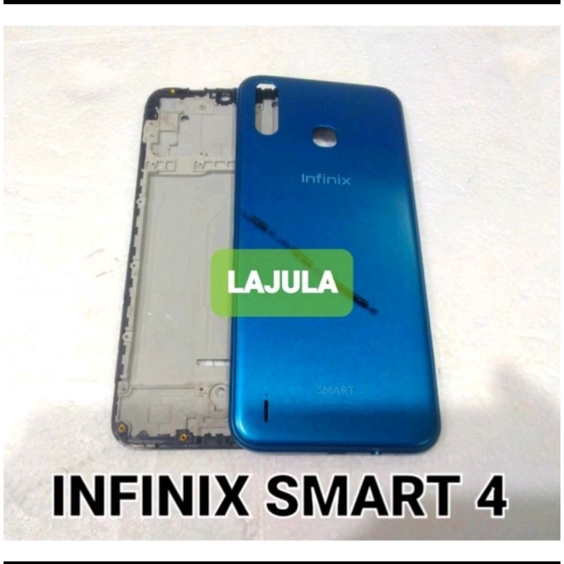 BACKDOOR CASING BELAKANG TUTUP BELAKANG INFINIX X653 / SMART 4 + TOMBOL ON VOLUME