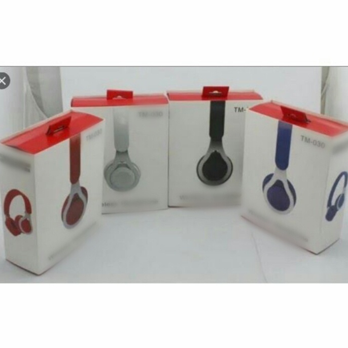 NEW HEADPHONE JB TM-030 BLUETOOTH WIRELESS SUPER BASS TERMURAH