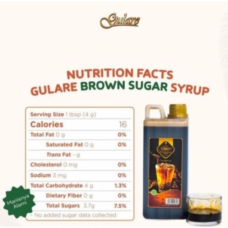 gulare gula aren cair premium 1.3kg / palm brown sugar syrup / 1.3kg