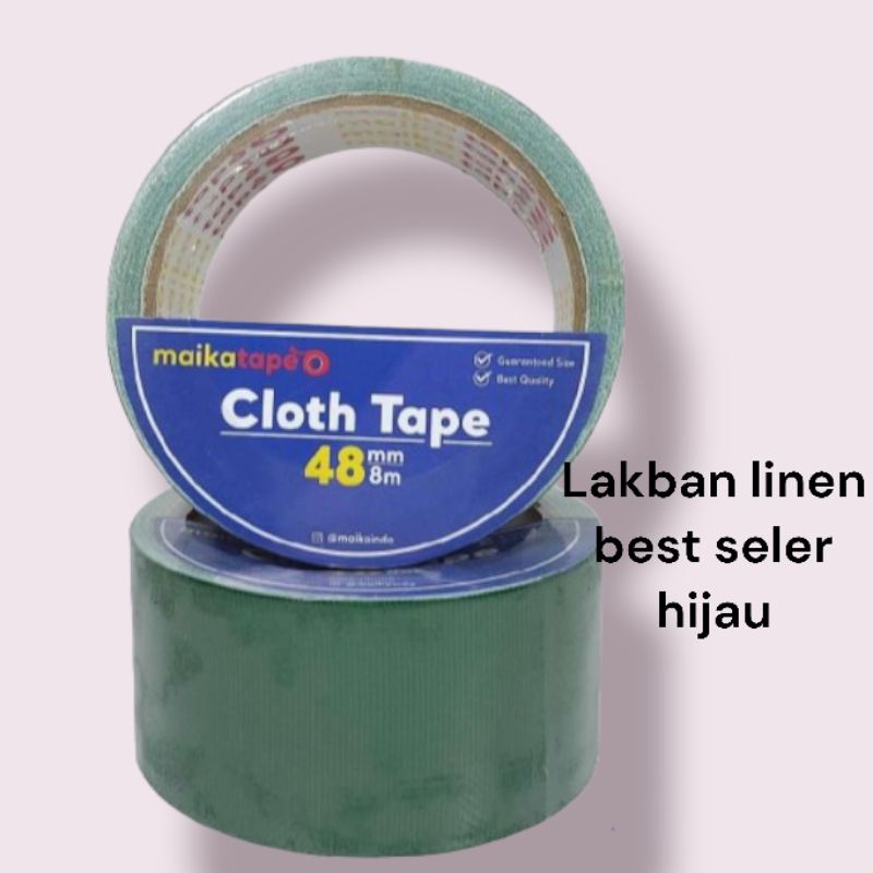 

LAKBAN LINEN HIJAU UKURAN 48MMX 8M