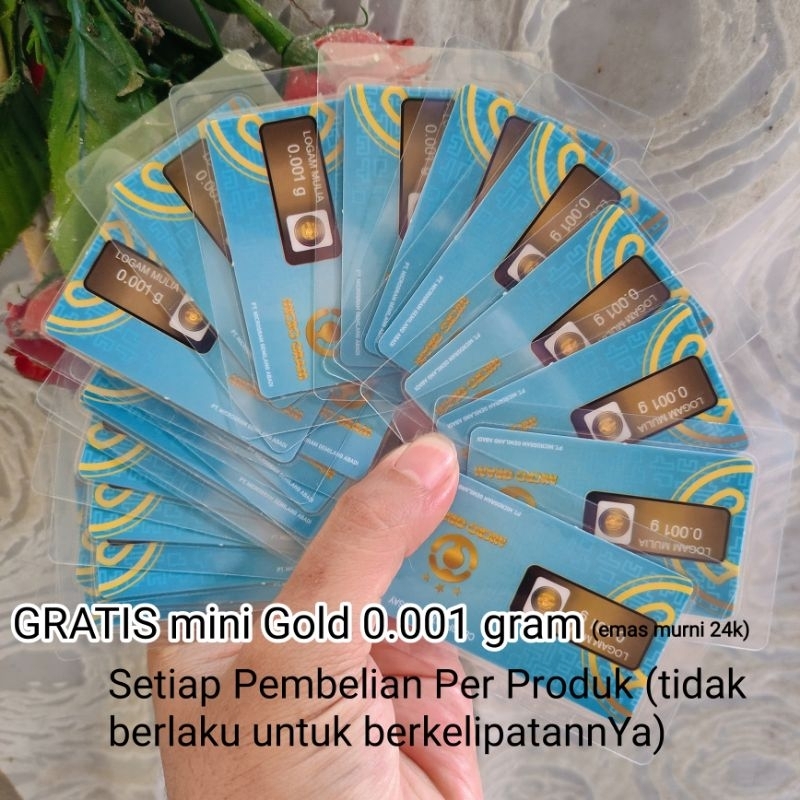 jepet rambut/Gratis mini gold 24k