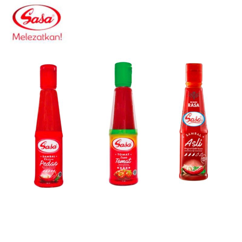 SASA Saus Sambal Asli, Extra Pedas, Tomat 135mL