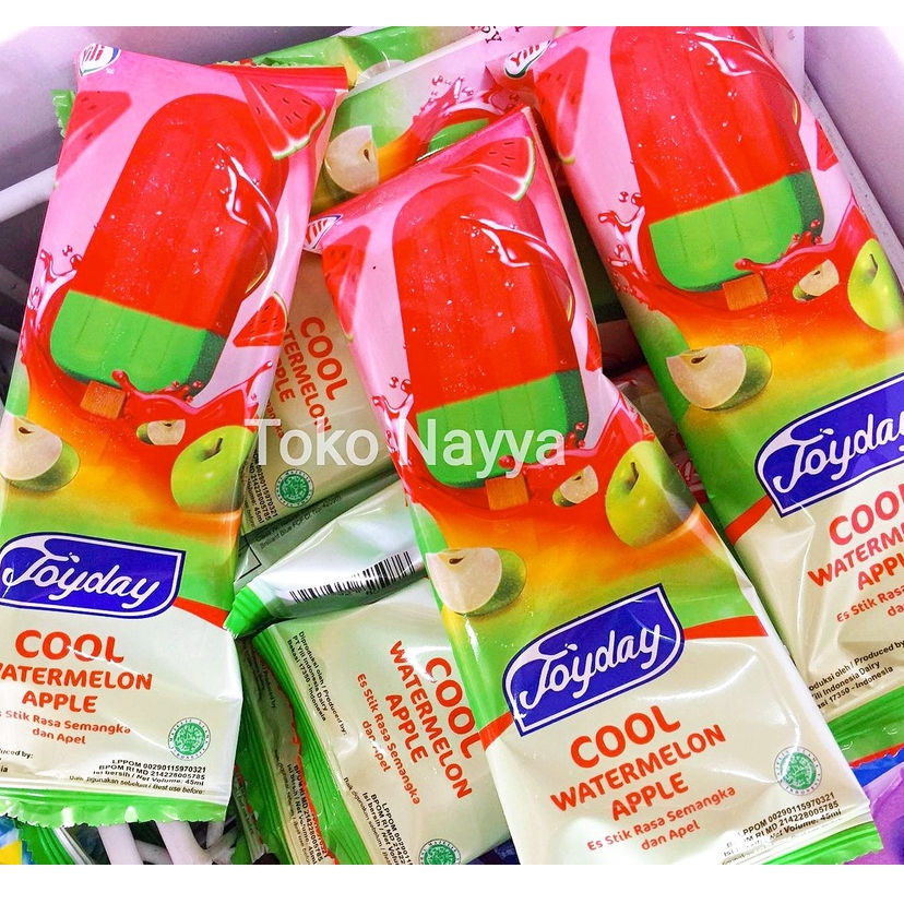 

Es Krim Joyday Cool Watermelon Apple - Es Stik Rasa Semangka Apel