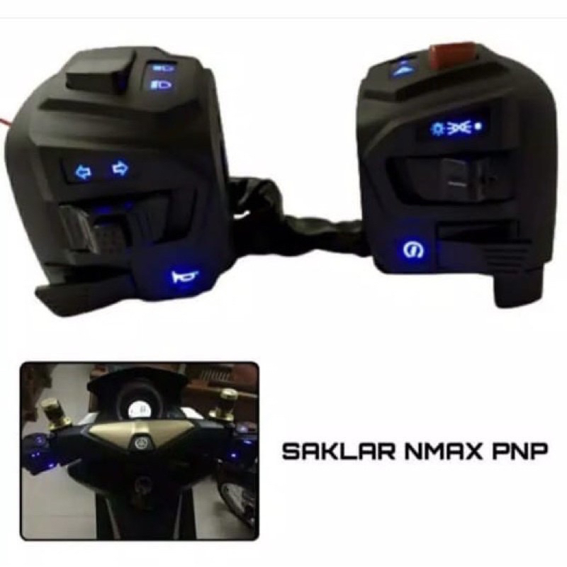 SAKLAR PULSAR NYALA SET YAMAHA NMAX NEW NMAX OLD PNP KIRI KANAN