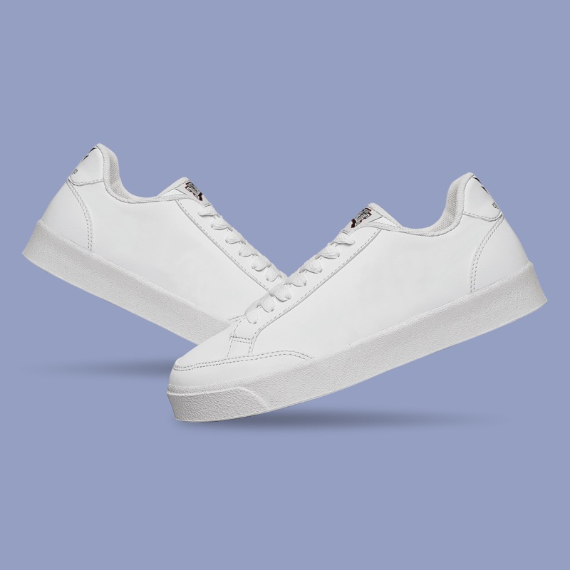 SEPATU SNEAKERS CORVALUE FOOTWEAR - Sepatu Pria Wanita Konnichiwa Full white Original