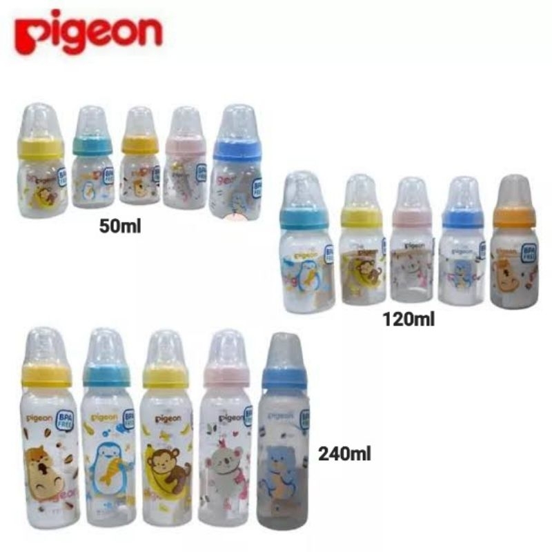 Pigeon Baby Bottle Standart Neck Polos BPA Free MM - Pigeon Botol Dot Susu Anak Bayi