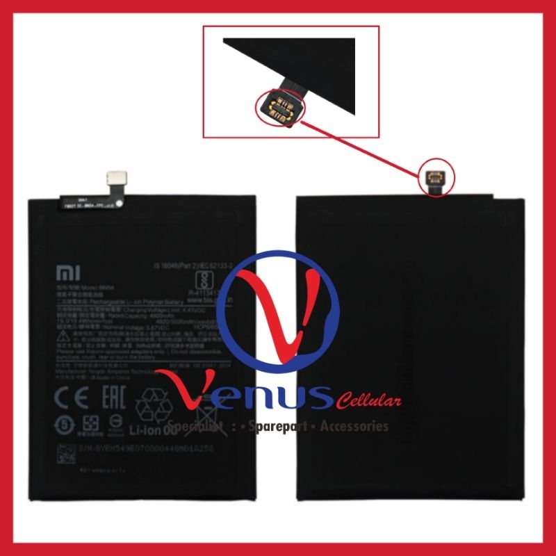 BATTERY ORI 99 XIAOMI REDMI 9 / NOTE 9 / BN54 / BN52