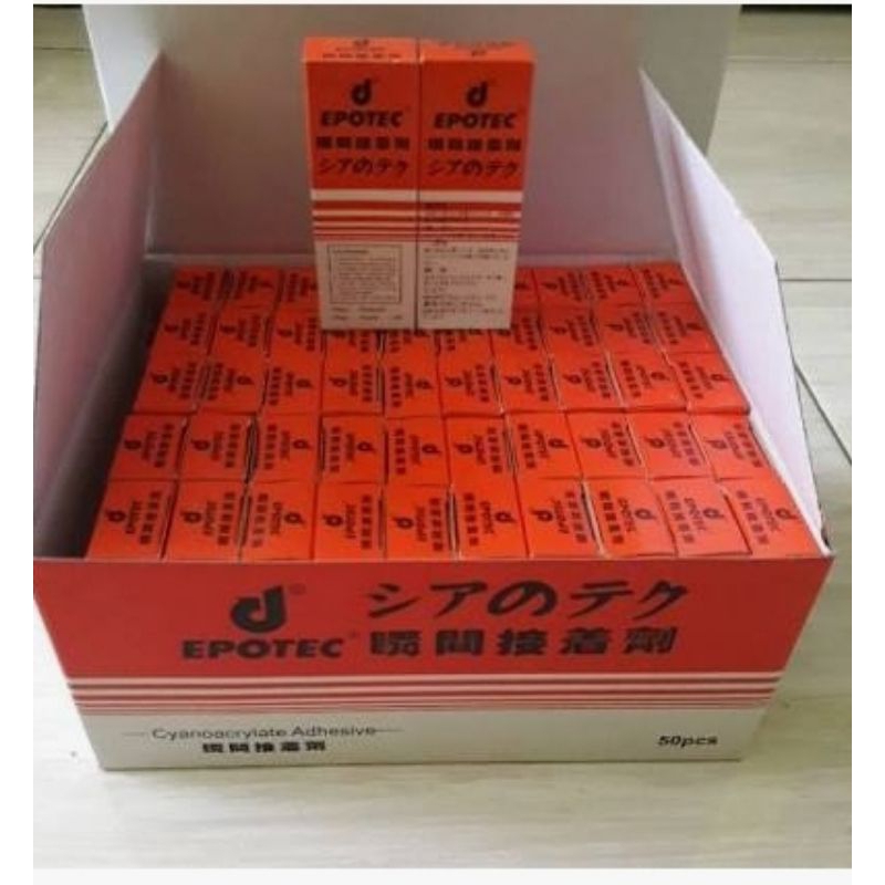 

Lem Epotec 1dus isi 50botol lem