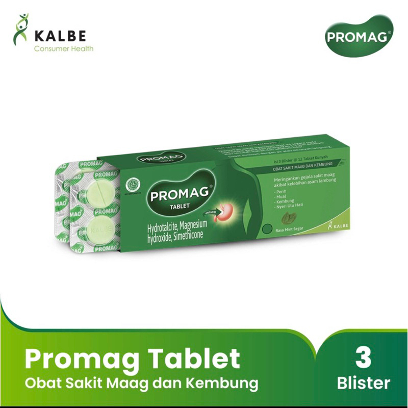 Promag Tablet Box (1box 3strip)