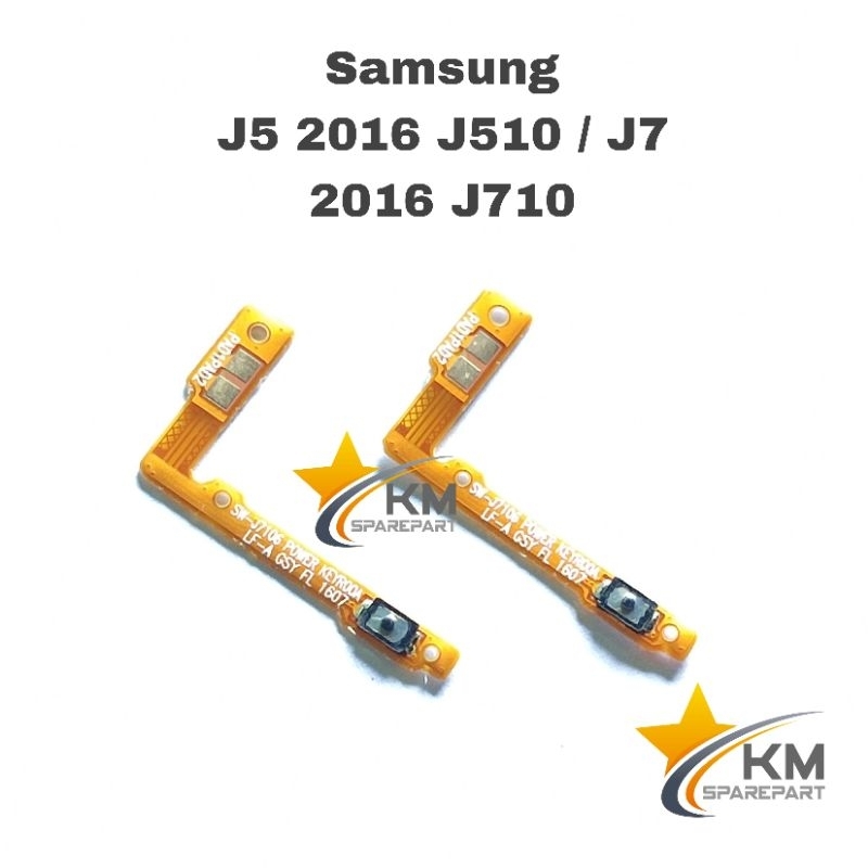 Flexibel Power On Off Samsung Galaxy J5 2016 J510 J7 2016 J710 Flexi Tombol Power