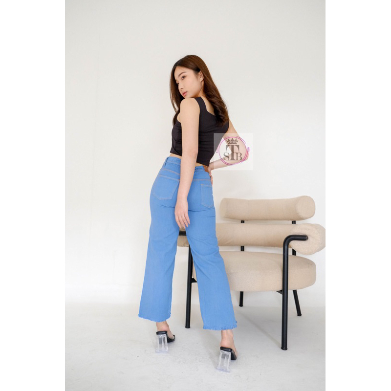 Celana jeans wanita//Celana panjang//Celana boyfriend wanita//kulot jeans wanita