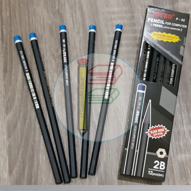 Pensil 2B Joyko P-92 Blackwood (Hitam)