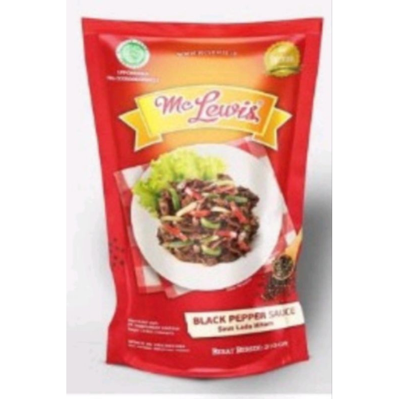 

mc lewis black pepper sauce 310gr