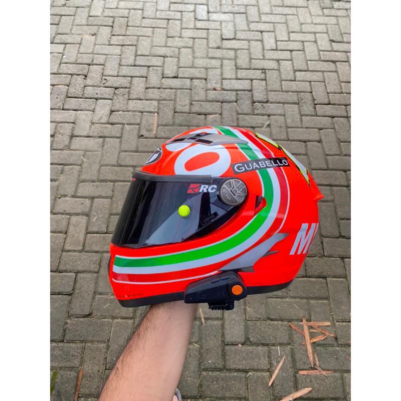 KYT Vendetta 2 Motif Iannone Mugello Original + Intercom BT S2