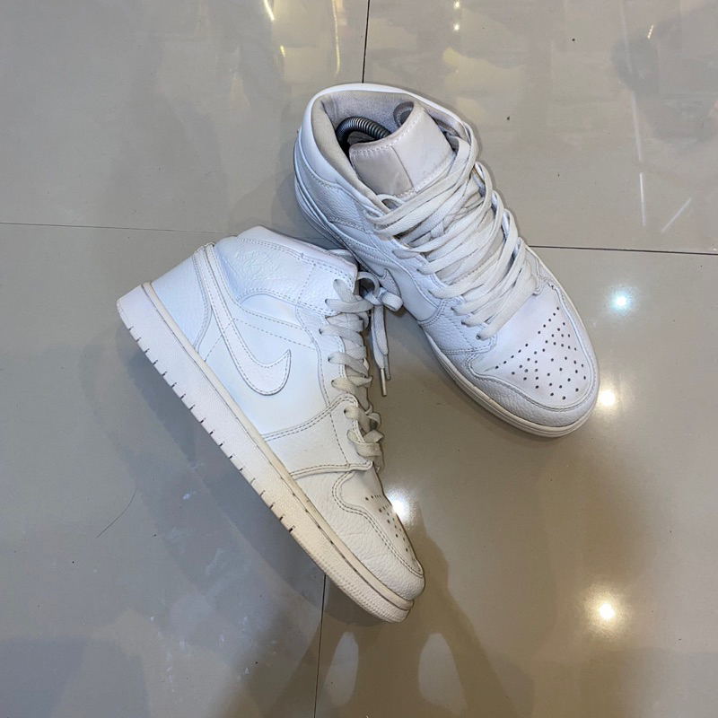 NIKE AIR JORDAN 1 HIGH WHITE SECOND SIZE 42