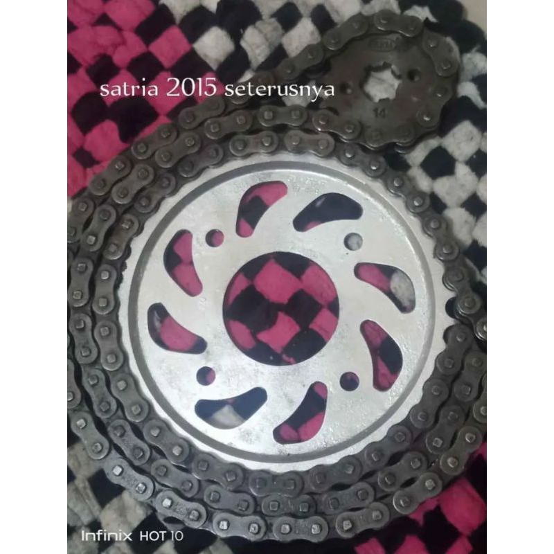 gear motor Suzuki Satria Fu 2015 original siap pakai