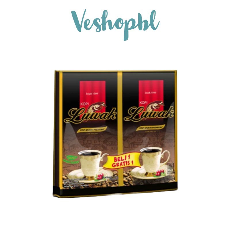 

Luwak Kopi Murni 140g+140g