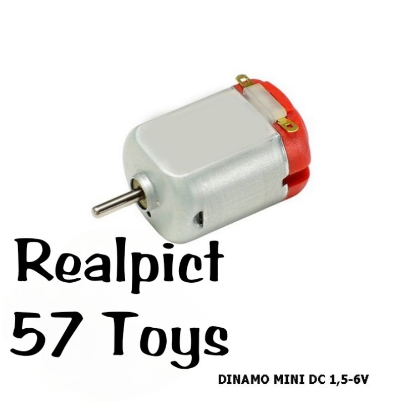 DINAMO MINI MOTOR DC MINI 3-6V DINAMO TAMIYA MAINAN 5V SHAFT