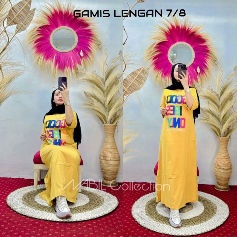 GAMIS WANITA VIRAL BY NABIL GOD VIBES //GAMIS KAOS PREMIUM KEKINIAN