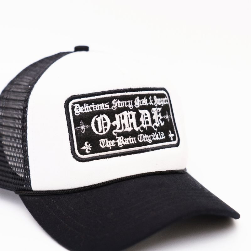 Topi Trucker Hat BW Omidoki Topi Jaring Pria Bordir