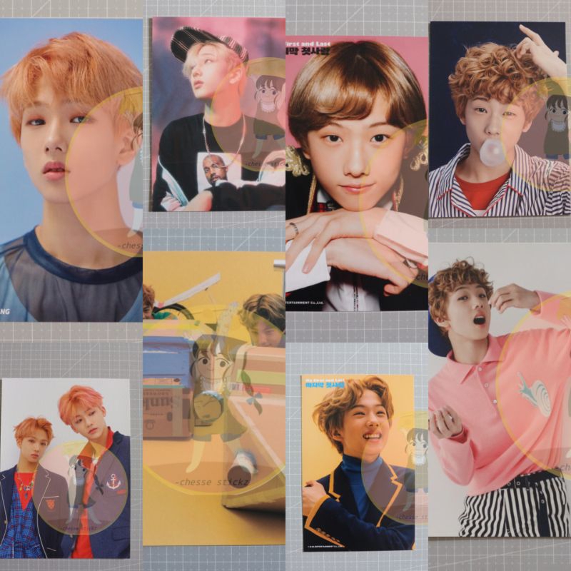 Jisung Chewing Gum, MFAL, Empathy, Chenji, Jaemin Jisung Wego up Postcard Official various era