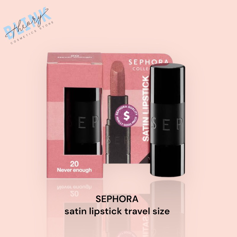 SEPHORA satin lipstick travel size