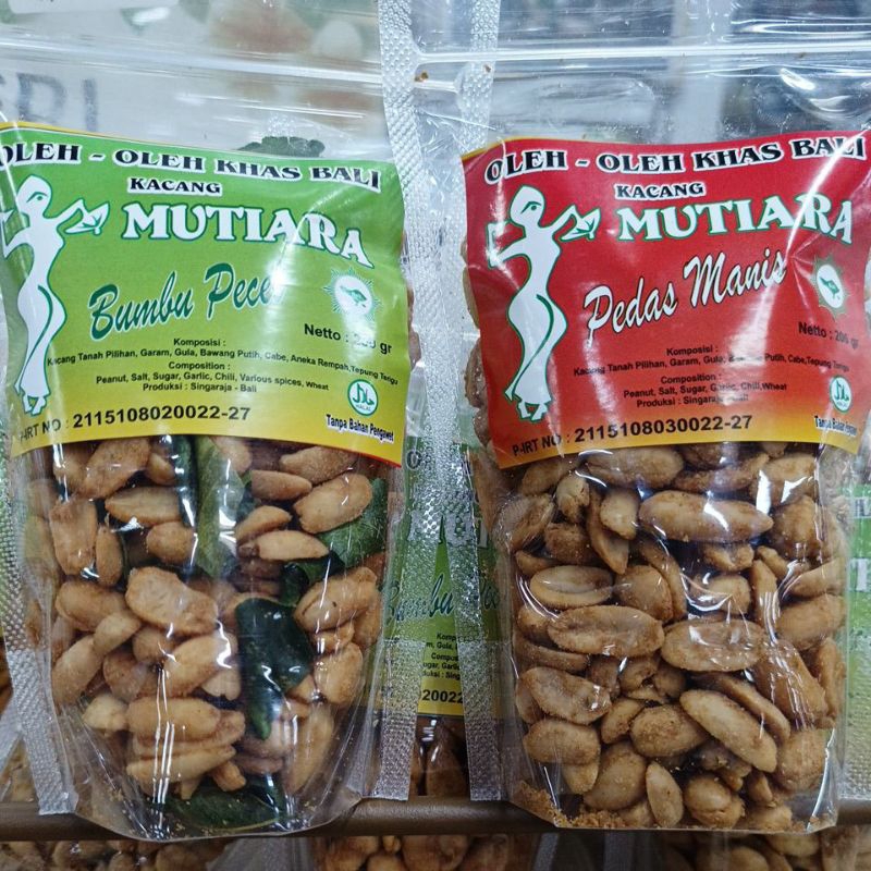 

KACANG BALI MUTIARA ANEKA RASA BUMBU ASLI BALI 200gr + BUBBLE WRAP