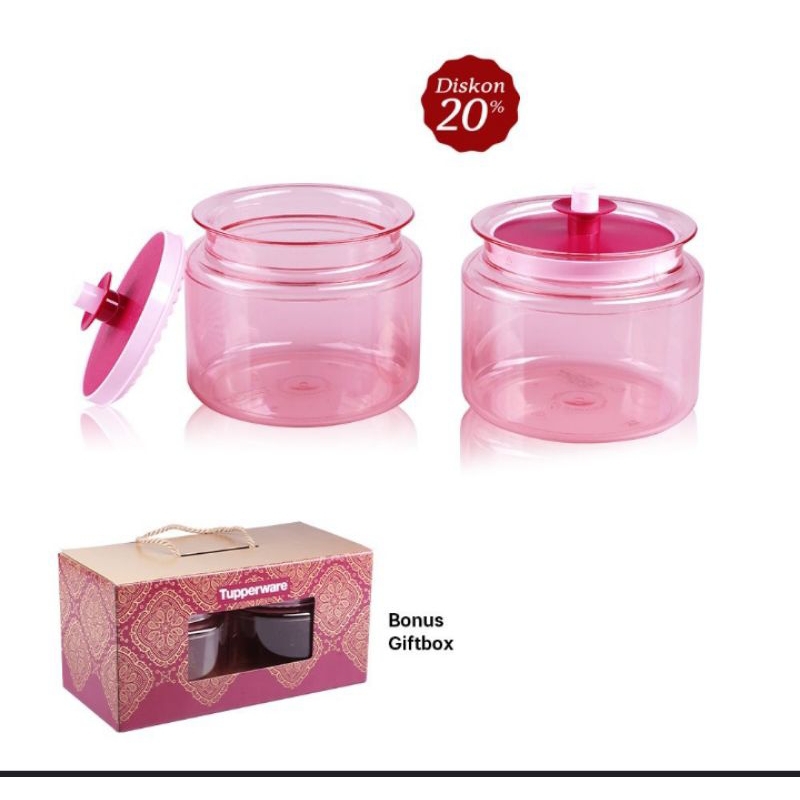 Counterpart tupperware 1,2 liter toples crystal tupperware