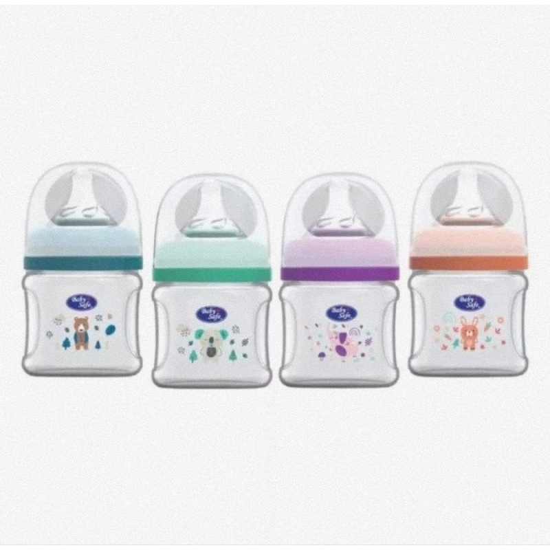 Baby Safe Wide Neck Bottle 120 ml WN07 - Botol Susu Bayi &amp; Anak