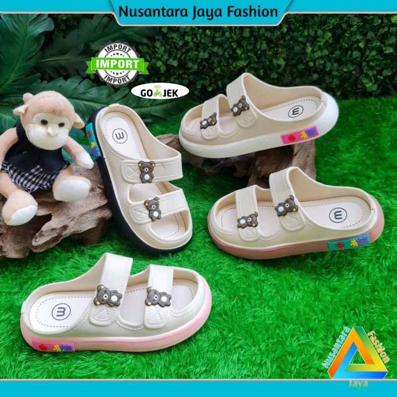 30-35 Sandal Anak Perempuan CUTE BEAR 029 Kekinian Terlaris