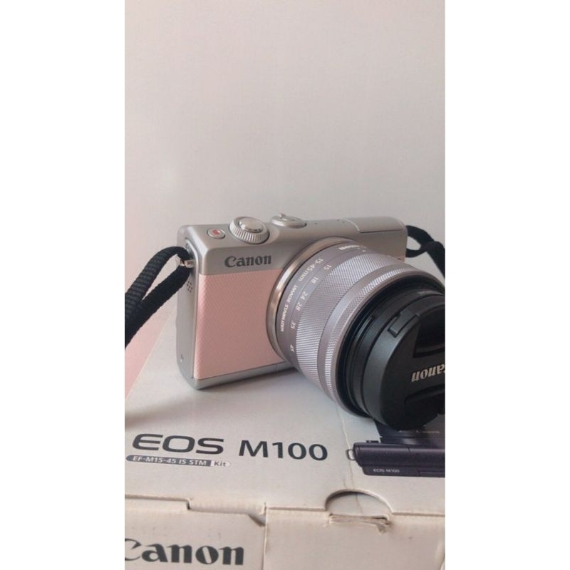 KAMERA CAMERA CANON EOS M100 / CANON M10 kit 15-45 second bekas
