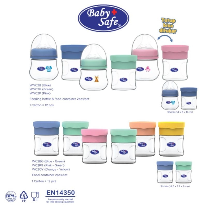 Baby Safe Feeding Botol dan Food Container