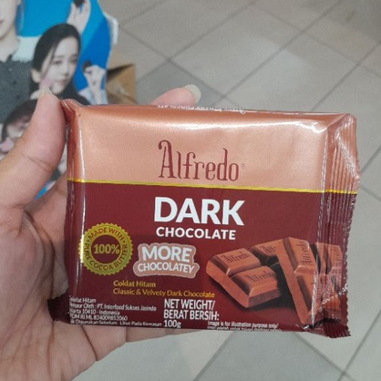 

Coklat Impor Alfredo Dark Chocolate 100gr