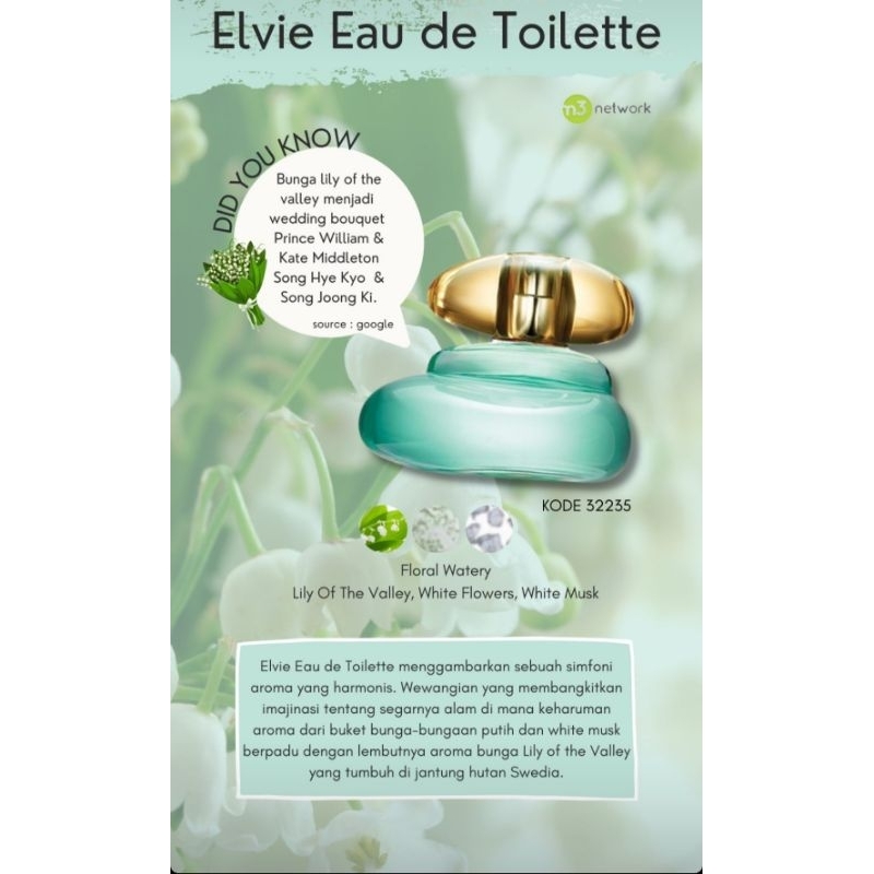 elvie eau de toilet Parfum Parfum Wanita Parfum Pria Promo Oriflame Februari