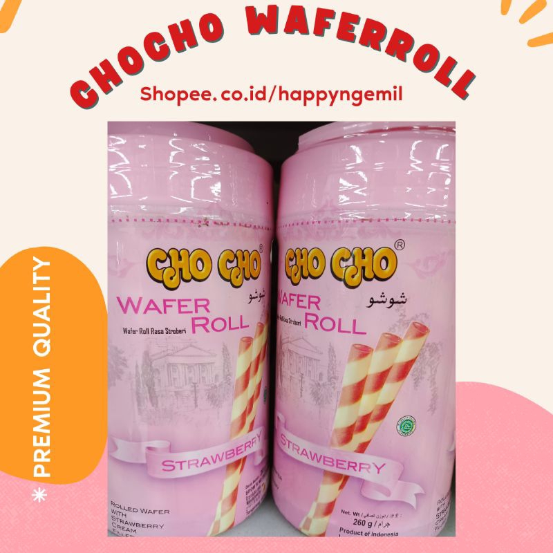 

Cho Cho Wafer Roll 260gr Rasa Strawberry