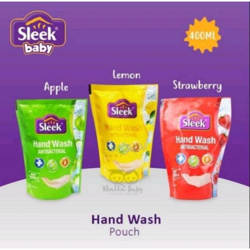 SLEEK HAND WASH ANTIBACTERIAL 400 ml.