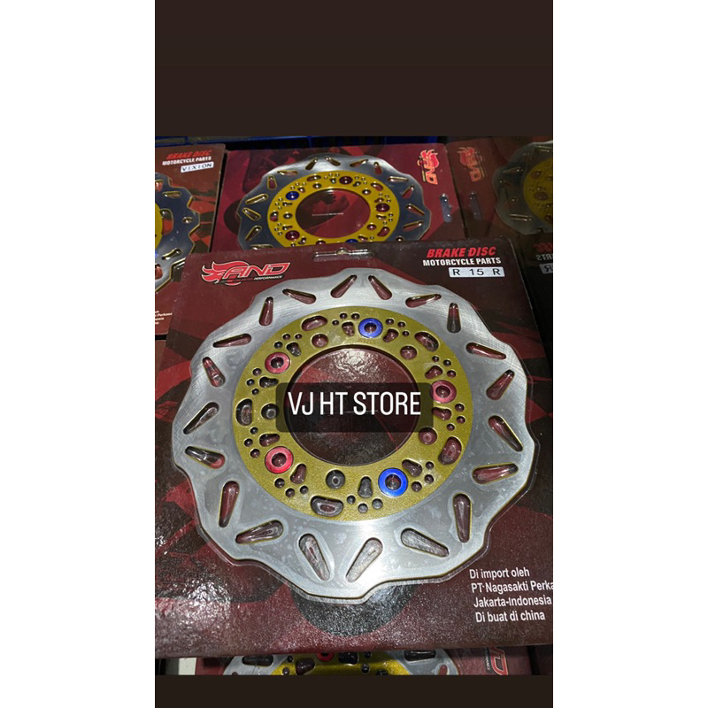 Disc Brake Piringan Cakram AND Motor Vixion / R15 / Megapro / Mio / Jupiter / Satria / MX king