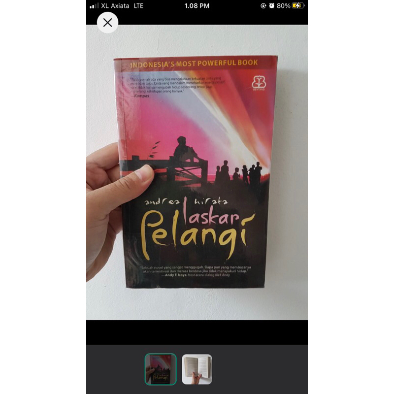 ORIGINAL - Fiksi - Laskar Pelangi (Tetralogi Laskar Pelangi #1) oleh Andrea Hirata