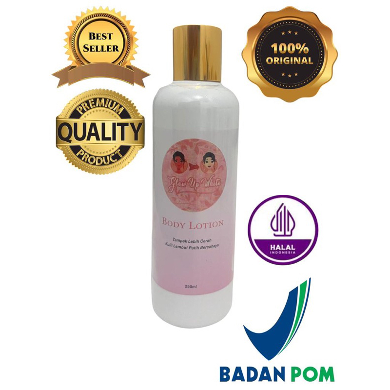 glow up white pemutih wajah & menjaga badan kulit