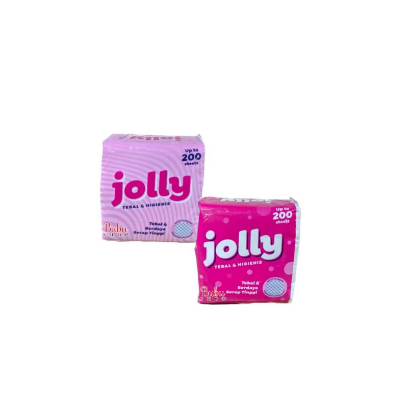 tissue jolly pop up 200 sheets 2ply