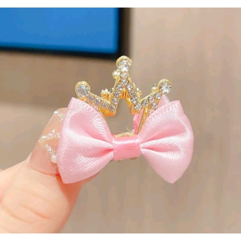 Jepit Pita Aksesoris Rambut Anak Mini (Kode Jepit Pita Mahkota Mini)