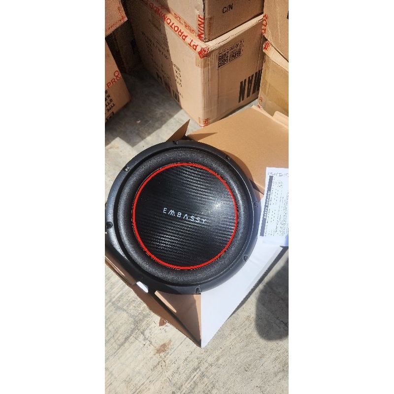 Subwoofer 12" Embassy Es304D New, DoubleCoil